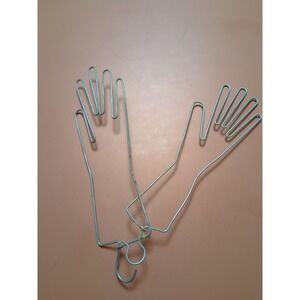 Vintage Metal Glove Hanger Department Store Display Advertising Cool Decor